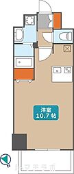 プレサンス東別院駅前コネクション ワンルームの間取図画像