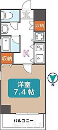 izumi 1Kの間取図画像