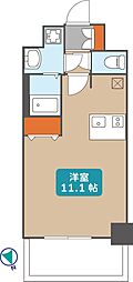 プレサンスTHEMOTOYAMA 1Kの間取図画像