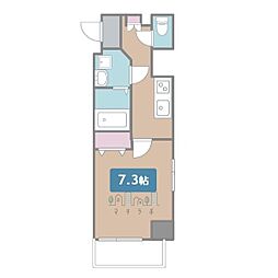 EsTRUTHPlusNORTH-NAGOYA 1Kの間取図画像