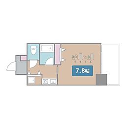 AXIS桜通内山 1Kの間取図画像