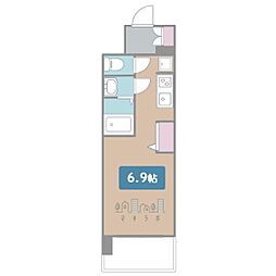 プレサンスTHE久屋大通レジェンド 1Kの間取図画像