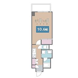 レジデンス上前津スクエア 1Kの間取図画像
