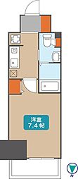 パークアクシス丸の内 1Kの間取図画像