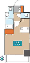 プレサンス名古屋城前 ワンルームの間取図画像