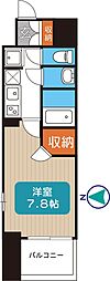 ブランシエスタ泉 1Kの間取図画像