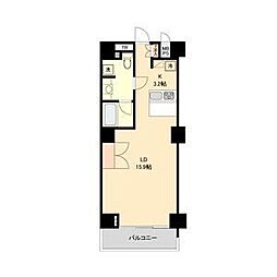 スクエア名駅南 1DKの間取図画像
