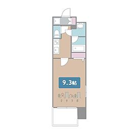 ルクレ新栄レジデンス 1Kの間取図画像