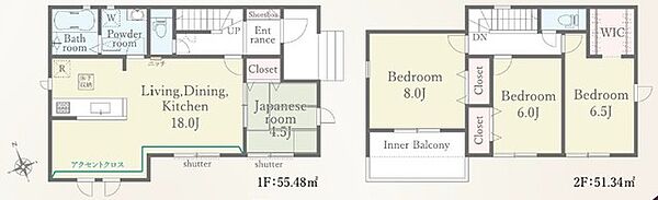 間取りを拡大表示