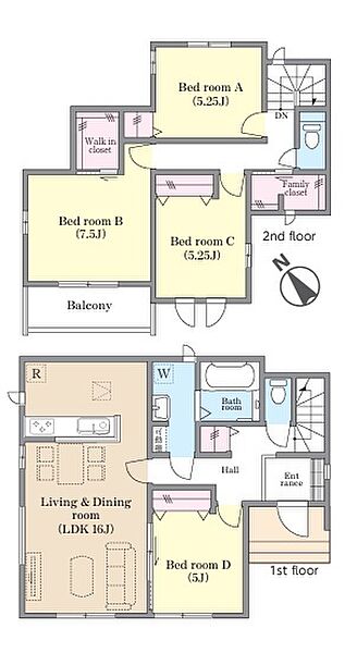 間取りを拡大表示