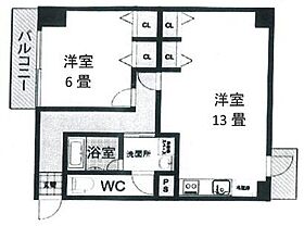 大阪府大阪市浪速区敷津西2丁目（賃貸マンション1LDK・3階・44.42㎡） その2