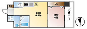 FDS　PREX  ｜ 大阪府大阪市西成区岸里2丁目（賃貸マンション1LDK・10階・28.87㎡） その2