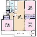 滝山団地6-2-6号棟4階7.6万円