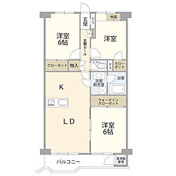 間取図画像 3LDK