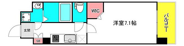 ミラージュパレス難波幸町 ｜大阪府大阪市浪速区幸町2丁目(賃貸マンション1K・10階・25.20㎡)の写真 その2