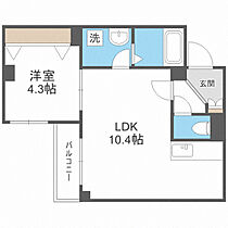 大阪府大阪市西成区天下茶屋東1丁目（賃貸マンション1LDK・1階・35.56㎡） その2