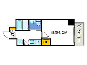 METROSA弁天町  ｜ 大阪府大阪市港区市岡元町3丁目（賃貸マンション1K・4階・22.20㎡） その2