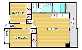 Metrosa朝潮橋  ｜ 大阪府大阪市港区夕凪2丁目（賃貸マンション2LDK・6階・60.00㎡） その2