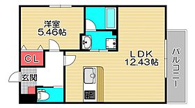 Bocage  ｜ 大阪府大阪市此花区伝法5丁目（賃貸アパート1LDK・2階・40.00㎡） その2