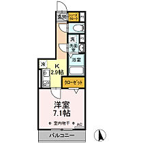 ＧＲＡＮＤ　Ｄ－ｒｏｏｍ月見  ｜ 愛知県豊田市月見町2丁目6-6（賃貸アパート1K・2階・28.48㎡） その2