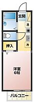 プレジール朝日 202 ｜ 愛知県豊田市朝日町2丁目40（賃貸アパート1K・2階・19.44㎡） その2