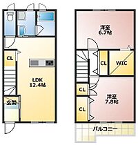 矢作A  ｜ 愛知県豊田市挙母町4丁目78-1（賃貸アパート2LDK・1階・68.72㎡） その2