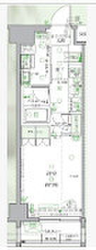 クレヴィスタ板橋西台II 212｜東京都板橋区高島平9丁目(賃貸マンション1K・2階・25.81㎡)の写真 その2