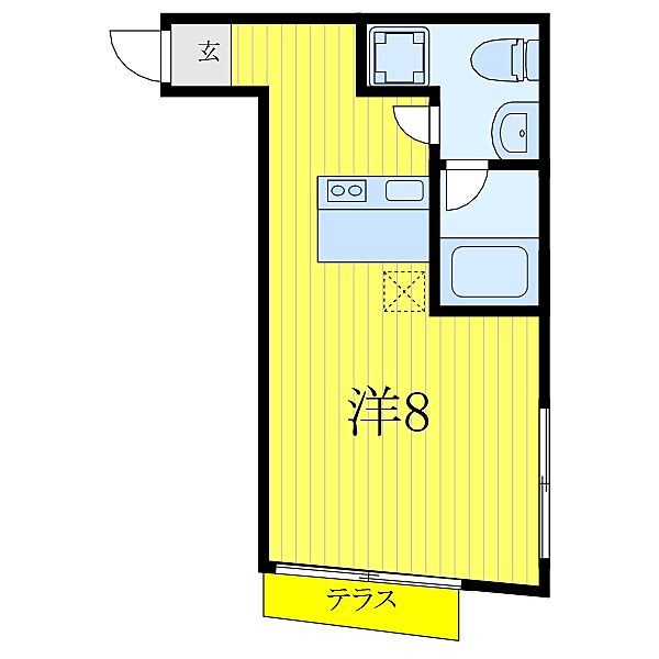 CREAL板橋氷川町 103｜東京都板橋区氷川町(賃貸マンション1R・1階・17.24㎡)の写真 その2