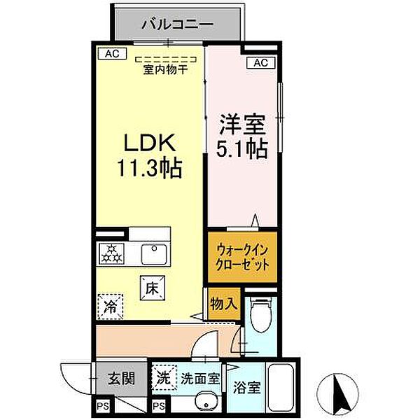 グラナーデ滝野川 103｜東京都北区滝野川4丁目(賃貸アパート1LDK・1階・42.47㎡)の写真 その1