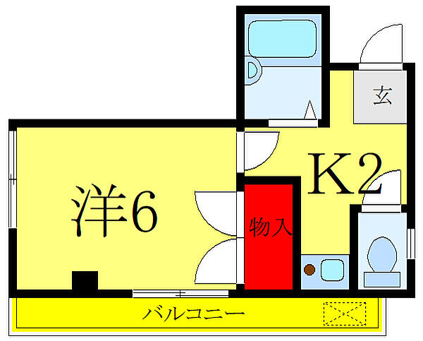 東京都豊島区池袋本町1丁目(賃貸マンション1K・3階・20.25㎡)の写真 その2