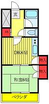 木村マンション 302 ｜ 東京都北区西が丘1丁目（賃貸マンション1DK・3階・25.84㎡） その2