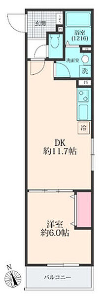 FOREST　RESIDENCE　TOKIWADAI 304｜東京都板橋区南常盤台2丁目(賃貸マンション1LDK・3階・40.95㎡)の写真 その2