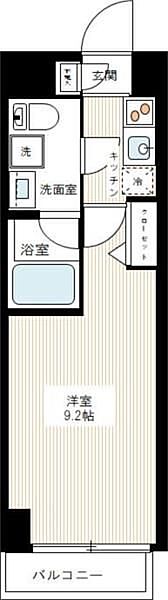 ＭＡＸＩＶ赤羽西ＡＺ 502｜東京都北区赤羽西6丁目(賃貸マンション1K・5階・26.39㎡)の写真 その2