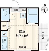 ピアコートＴＭ大山参番館 101 ｜ 東京都板橋区大山金井町（賃貸マンション1R・1階・16.11㎡） その2