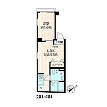 DK池袋 401 ｜ 東京都板橋区中丸町（賃貸マンション1LDK・3階・28.35㎡） その2