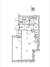 パレ・ドール巣鴨西 1LDKの間取図画像