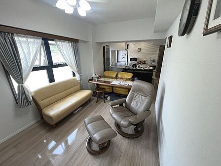 家具のレイアウトもしやすい、ゆとりあるLDK。
