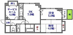 ラフィネ上大岡 2SDKの間取図画像