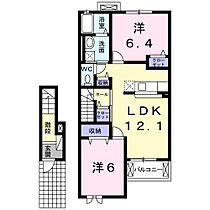 メゾン　ボヌールII 202 ｜ 鳥取県倉吉市幸町541-1（賃貸アパート2LDK・2階・59.88㎡） その2