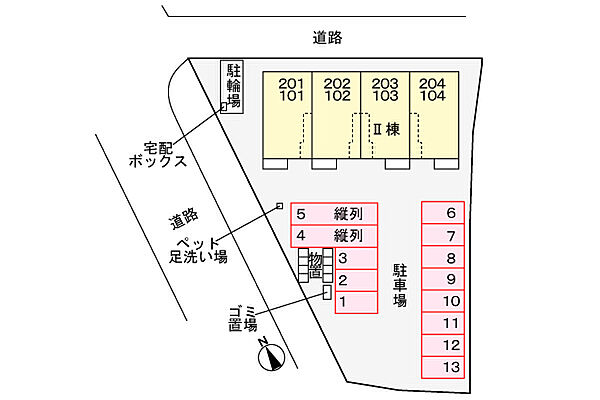 ル・グラン琴浦　II 103｜鳥取県東伯郡琴浦町大字下伊勢(賃貸アパート1LDK・1階・50.05㎡)の写真 その24