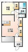 メゾン　ドゥ　ロワール 103 ｜ 鳥取県倉吉市下余戸（賃貸アパート1LDK・1階・48.60㎡） その2