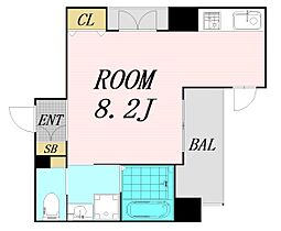 大阪府大阪市中央区大手通3丁目（賃貸マンション1R・4階・23.70㎡） その1