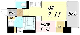 大阪府大阪市西区新町4丁目（賃貸マンション1DK・2階・29.35㎡） その2