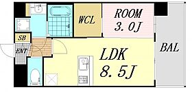 大阪府大阪市淀川区西中島2丁目（賃貸マンション1LDK・10階・30.96㎡） その2