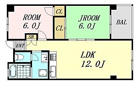 大阪府大阪市淀川区東三国3丁目（賃貸マンション2LDK・3階・55.00㎡） その2