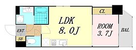 大阪府大阪市西区九条1丁目（賃貸マンション1LDK・8階・29.51㎡） その1