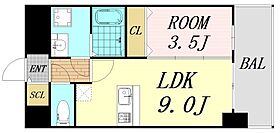 大阪府東大阪市足代北1丁目（賃貸マンション1LDK・12階・31.22㎡） その2