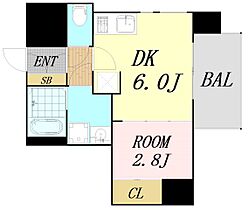 大阪府大阪市中央区松屋町住吉（賃貸マンション1DK・10階・27.70㎡） その2