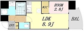 大阪府大阪市福島区玉川3丁目（賃貸マンション1LDK・5階・32.93㎡） その2