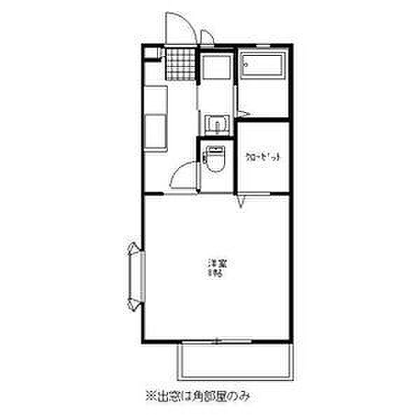 グランシャリオ高荻A 202｜栃木県佐野市高萩町(賃貸アパート1K・2階・27.08㎡)の写真 その2